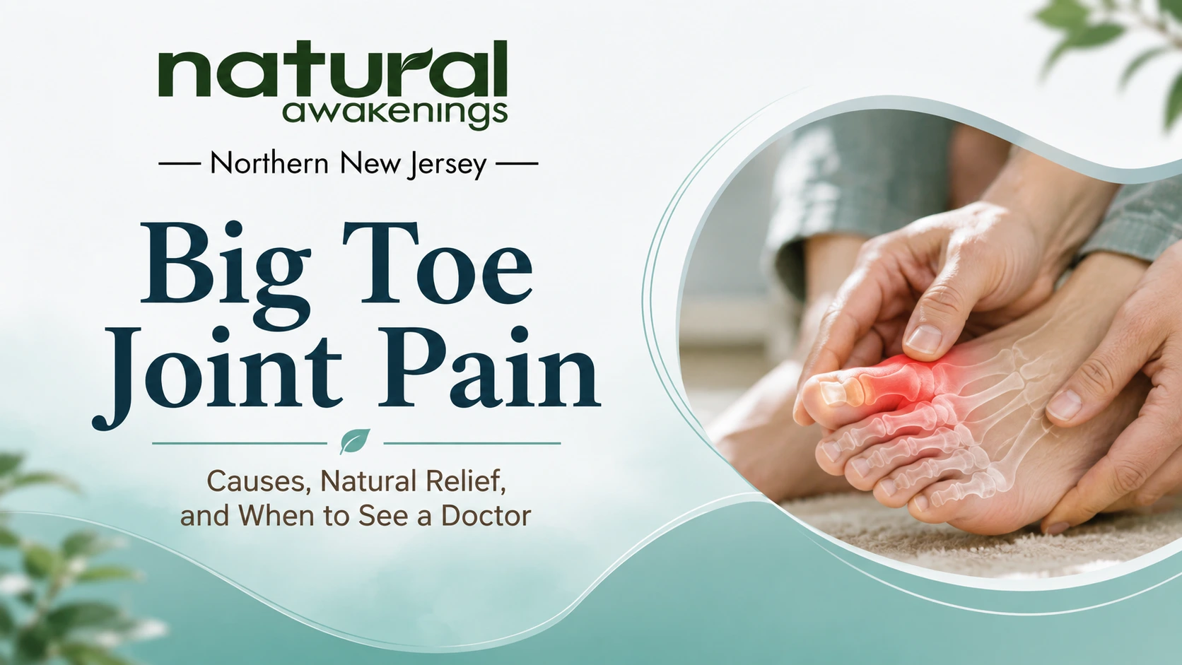 Big Toe Joint Pain Causes & Natural Relief